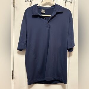 Nike Golf Performance Dri-Fit Golf Polo navy blue Mens M office wear company top